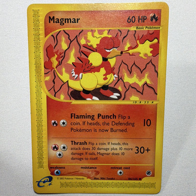 Pokémon Magmar 086/165 Expedition Base Set Uncommon Regular 60 HP