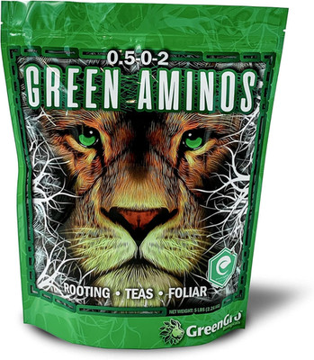 Green Aminos, Rooting Stimulator Blend with Amino Acids and Nutrients for Pottin