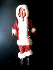Vintage HTF Christmas Celluloid 6" Santa Claus