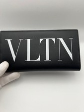 VALENTINO GARAVANI VLTN Long Wallet Black Leather