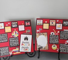 Disney World Parks My Happy Place Handmade 12x12 Scrapbook Layouts