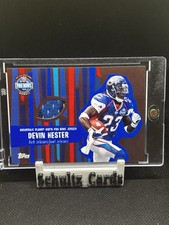 2008 Topps RARE 2 COLOR SSP Patch Relic Devin Hester Pro Bowl Game Used HOF