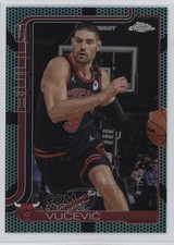 2025-26 Topps Chrome Aqua Basketball Refractor 79/199 Nikola Vucevic #24