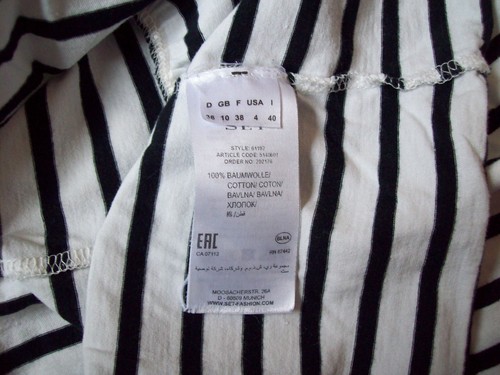 SET Bluse T-Shirt S/36~M/38 Maritim Navy gestreift  TOP NEUw - Bild 7 von 7