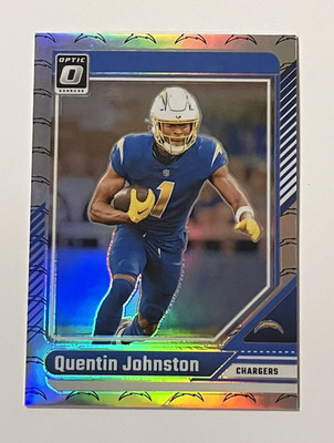 Panini 2024 Donruss Optic Quentin Johnston #108 Team Logo /32 Chargers