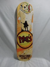 Moe's Southwest Mexican Grill Restaurant Old Logo Skateboard Deck Promotional