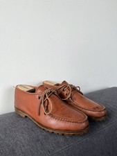 Quoddy Handmade Leather Heritage Canoe Chukka Moccasins Boots sz 7