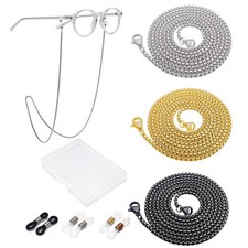 Eyeglass Chain for Women Stylish,Stainless Steel Glasses Strap for Men Women,...