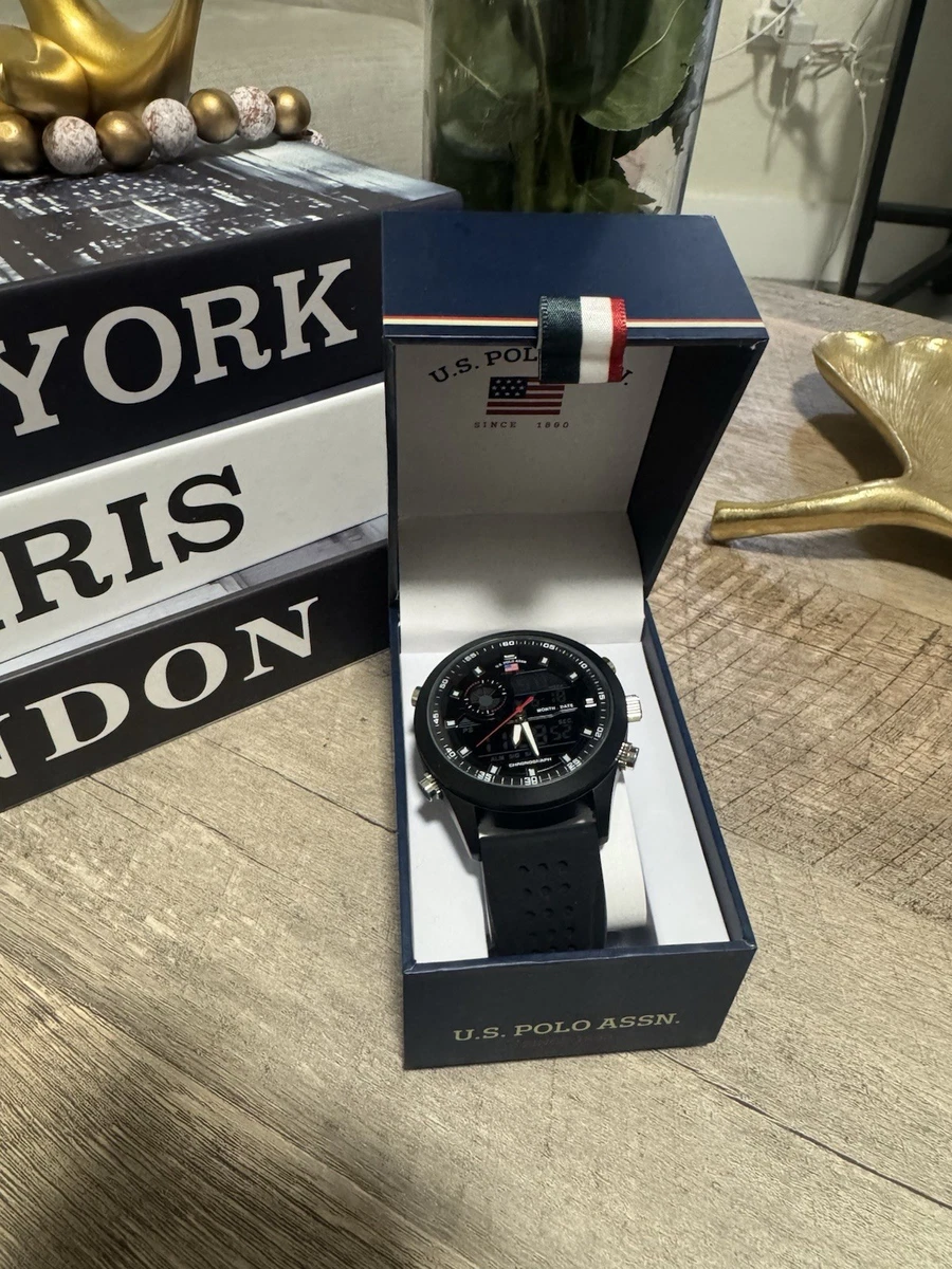 US Polo Assn. Black Wristwatches for sale | eBay