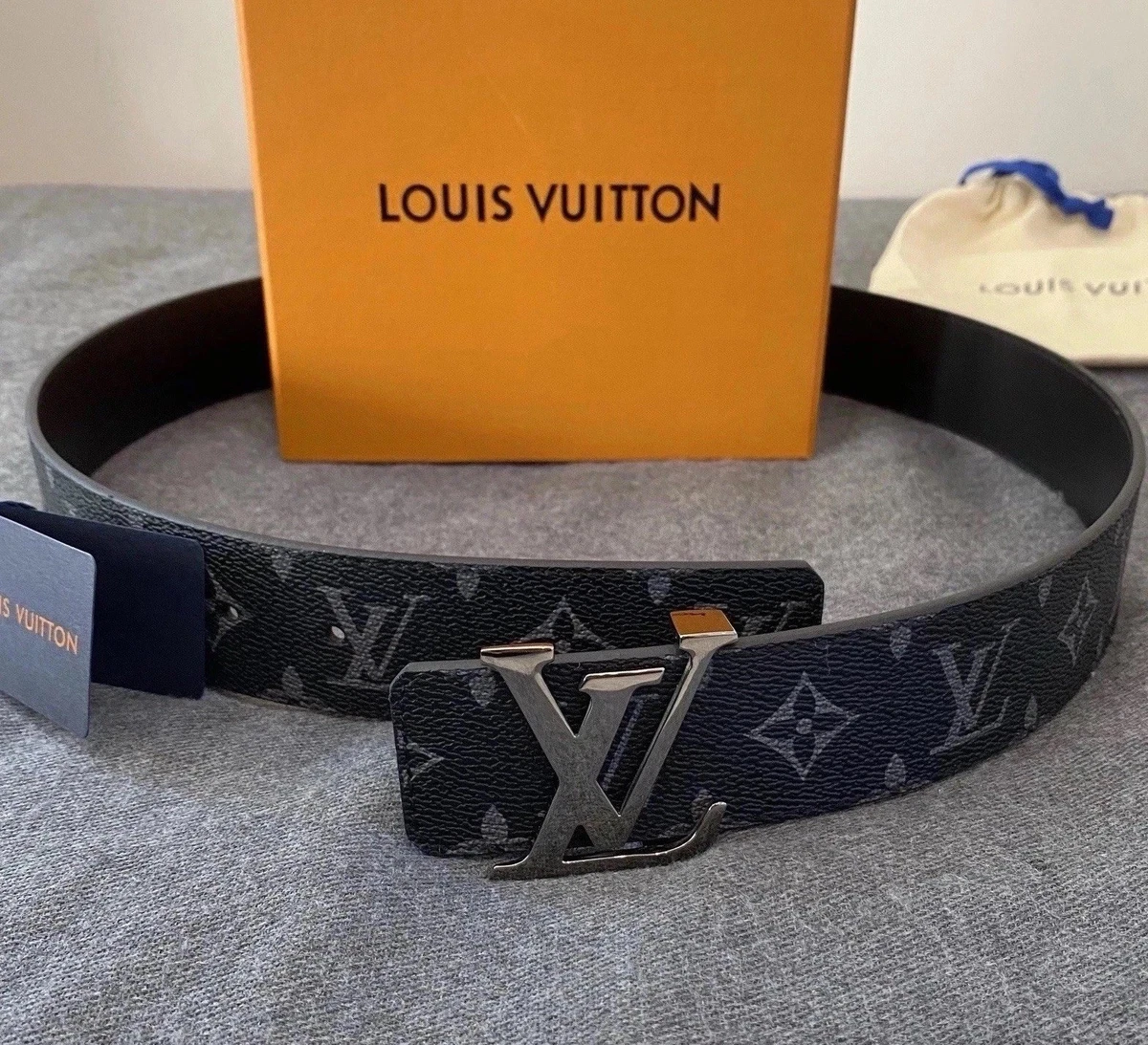 Louis Vuitton Black Belts for Men for sale | eBay