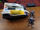 Vintage Saban's VR Troopers Battle Cruiser vehicle 1995 Plus 2 Figures