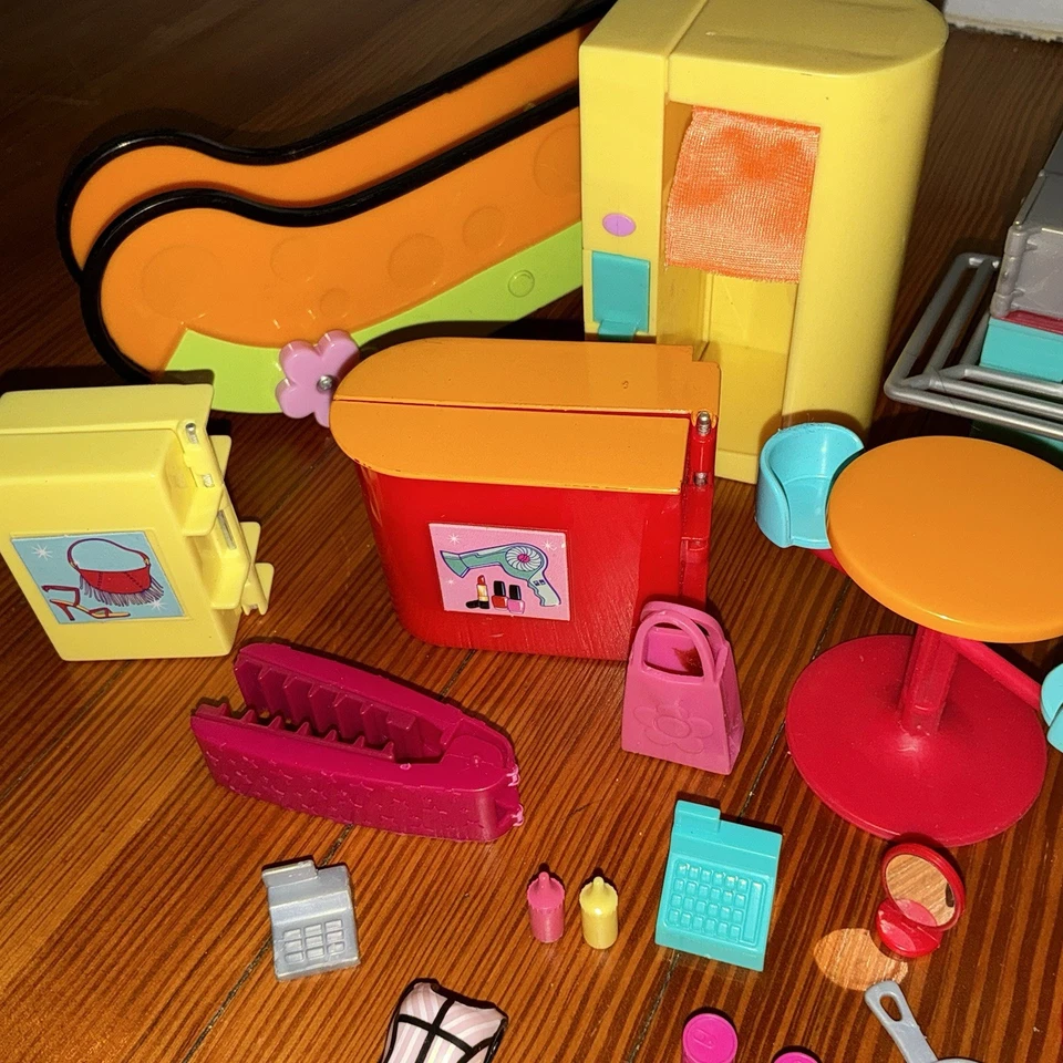 Accesorios para escaleras mecánicas de centro comercial Polly Pocket Designer años 2000 Y2K Foto 2 de 4