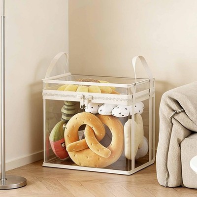 Stuffed Animal Storage Bag Plush Toy Organizer Box Display Gift Container