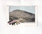 3838) Postcard GREETINGS from ITALY - NAPLES - Vesuvius Funicular Railway OLD LITHO