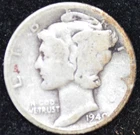 1940-D GOOD Mercury Dime, 90% SILVER!