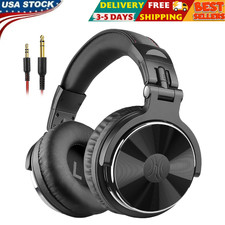 Wired Over Ear Headphones Hi-Res Studio Monitor  Mixing DJ Stereo Headsets with