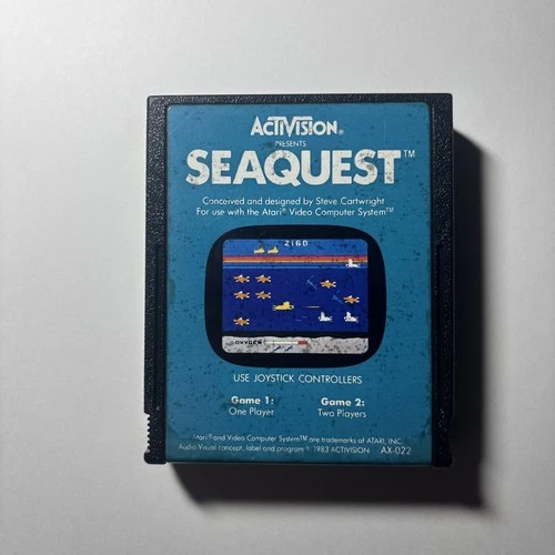 Seaquest Activision Atari Video Game 2 Player Classic