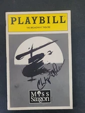 PLAYBILL MISS SAIGON Broadway Theatre JULY 1992 AUTOGRAPHED CHRISTOPHER PECARO