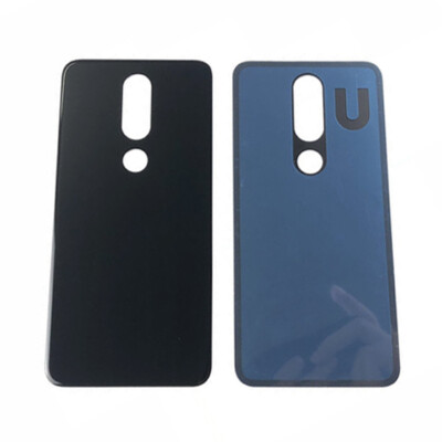 Back Glass Housing Battery Cover Fr Nokia X6 Plus  TA-1083/1099/1116/1103 BLK