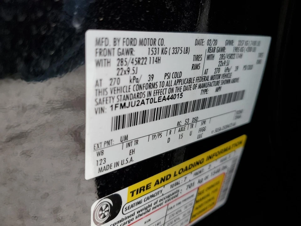 Used Hood fits: 2020 Ford Expedition  Grade B Foto 4 de 4