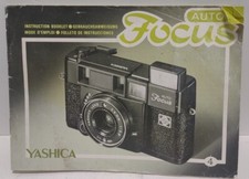 Vintage Yashica Auto Focus 4 Camera Instruction Manual Booklet User Guide Japan