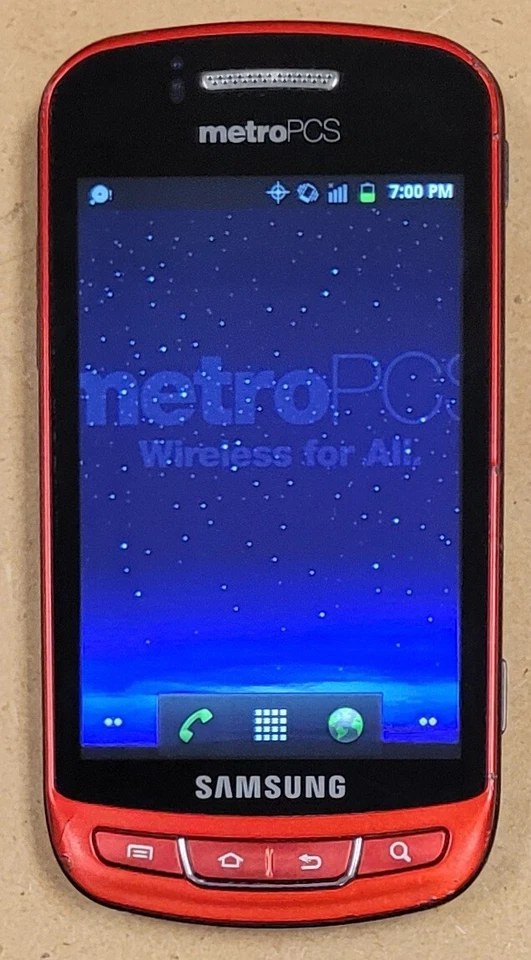 Smartphone Samsung Admire SCH-R720 - Rojo y Negro (MetroPCS) CDMA Muy Raro Foto 2 de 4