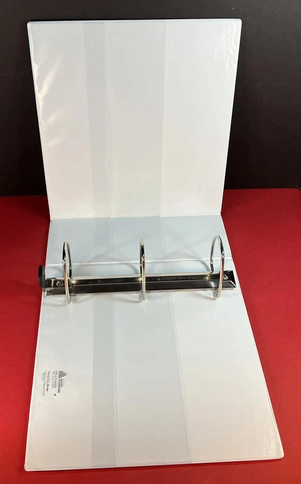 Heavy Duty Binder White AVERY Dennison Office Products One-Touch  3 Inch Rings - Image 2 of 4