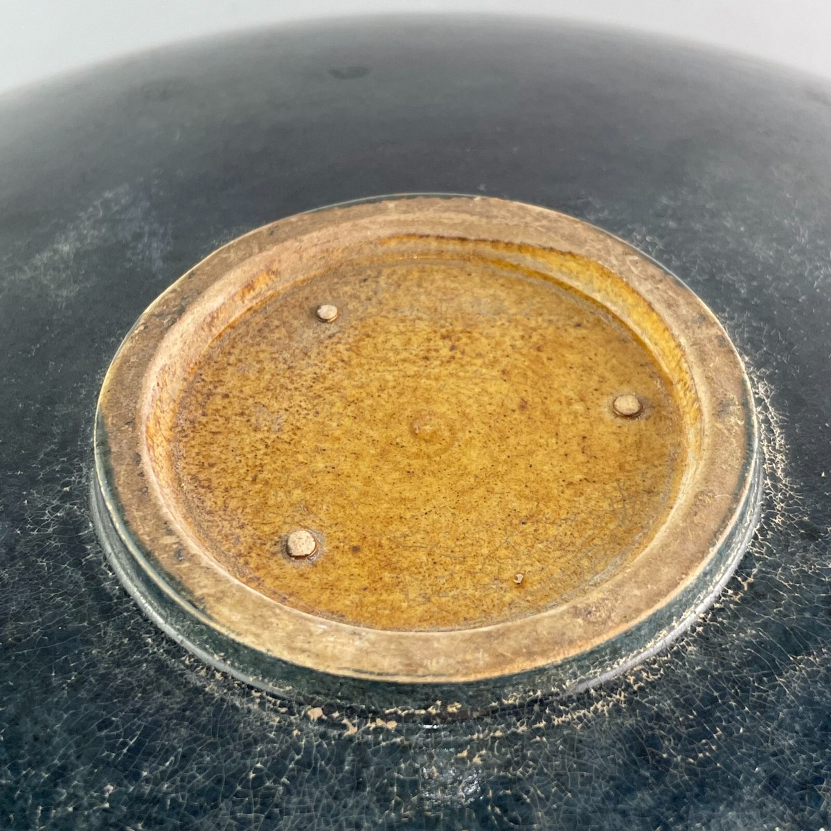 Rare Chinese Three-colour Gazed Pottery Plate A.D.618-907 Tang