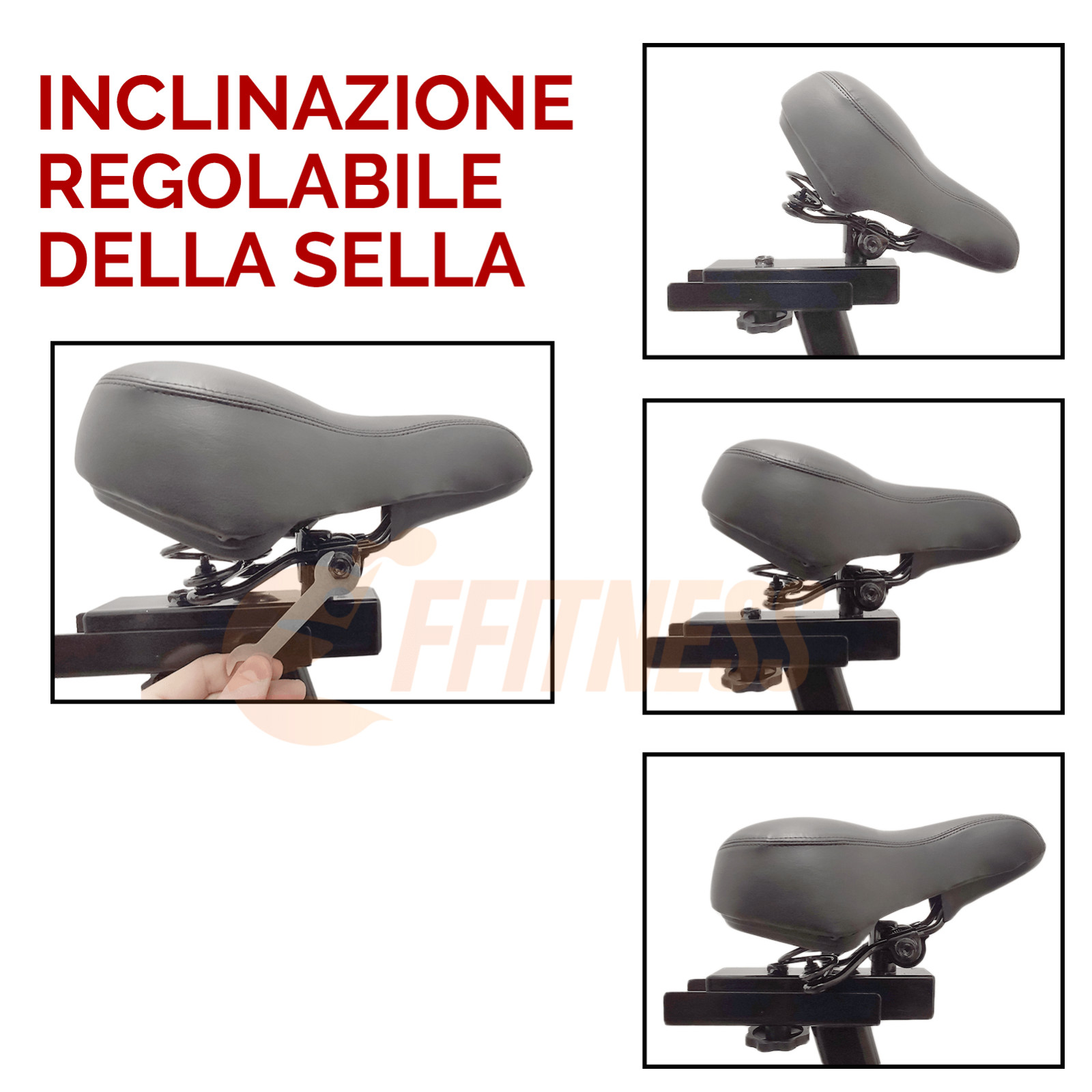 FIT BIKE CYCLETTE INDOOR VOLANO 6KG MULTIFUNZIONE CARDIO CASA CON INESTETISMI foto 6