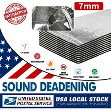 19Sqft Car Insulation Heat Blocker Sound Deadening Foam Mat Self-Adhesive 276MIL