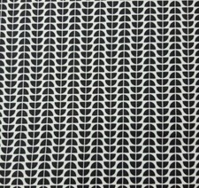 Funanimals BTY Maude Asbury Blend Fabrics Black White Mod Floral Stripe