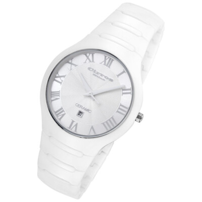 Cirros Milan Empire Series White on White Ceramic Watch By Rougois - CM2376WW