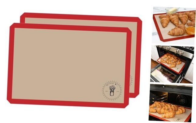 Full size Baking Mats, All Purpose, Baking Sheet Liners, Multi Pack,17 x 25