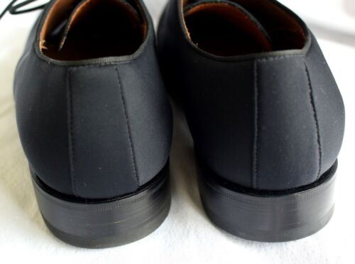 NWOB Aquatalia Italy Black Fabric & Leather Derby Lace Up Goodyear Welt Sole-11 - Picture 11 of 12