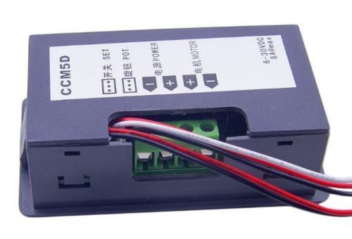 2x DC 6V-30V 12V 24V Max 8A Motor PWM Speed Controller W/ Digital Display Switch - Picture 3 of 4
