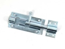 Heavy Duty Straight Tower Bolt Garden Shed Gate Barrel Bolt Black Bzp 3" - 12"