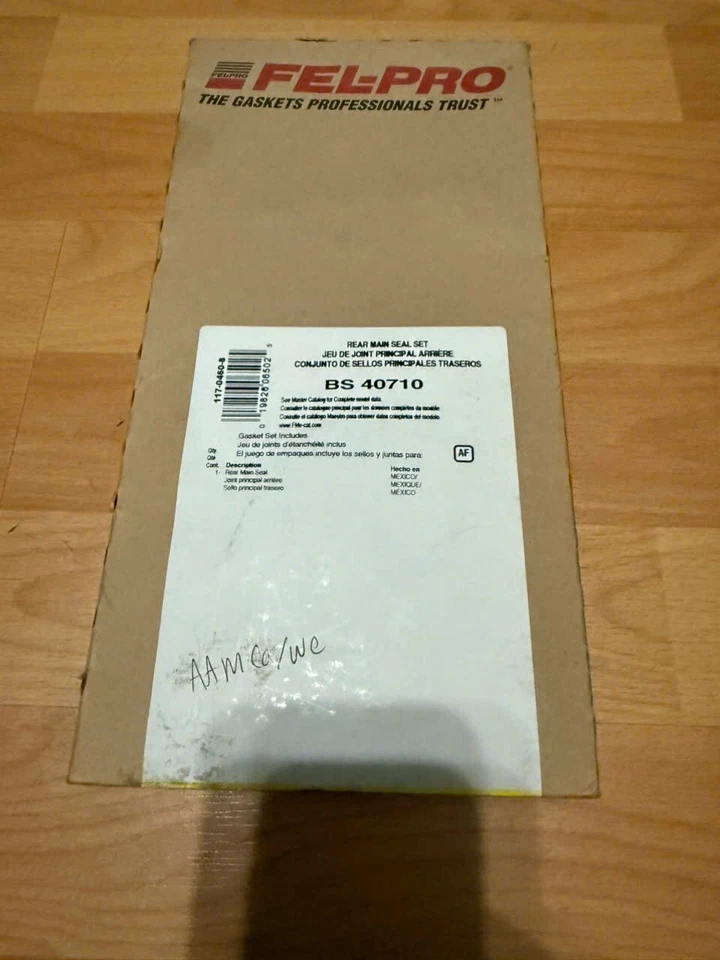 Juego de sellos principales traseros BS40710 Felpro nuevos para Hyundai Sonata Mini Cooper Santa Fe Foto 2 de 2