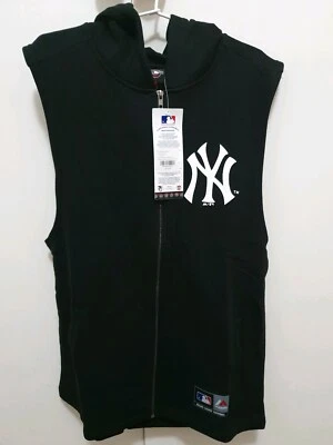 yankees sleeveless hoodie