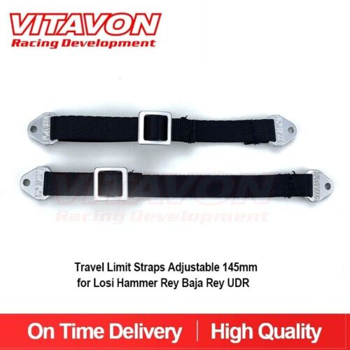 VITAVON Travel Adjustable Limit Straps 145mm Losi Hammer Rey Baja Rey LMT UDR - Picture 8 of 8