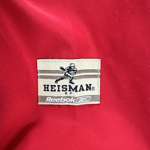 Reebok Heisman Sweater Mens Sz XL Red Wisconsin Badgers Long Sleeve Windbreaker - Picture 6 of 8