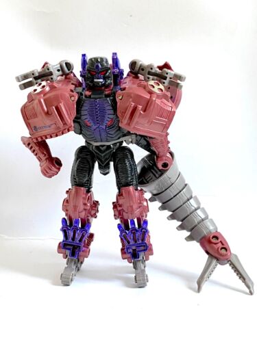 1997 Vintage Transformers Beast Wars Megatron Complete Transmetals Purple *READ* - Picture 3 of 15