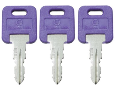 3 PACK Global Link Precut RV Lock Key * SELECT YOUR KEY CODE * G301 - G391