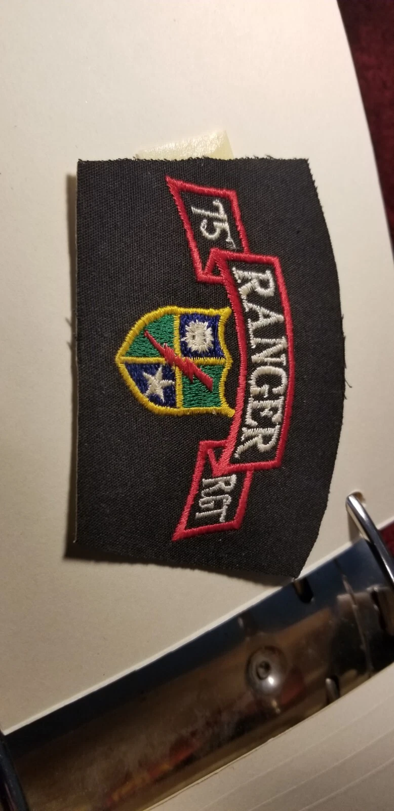 US Army Ranger 75 RGT Patch Id#fg17.