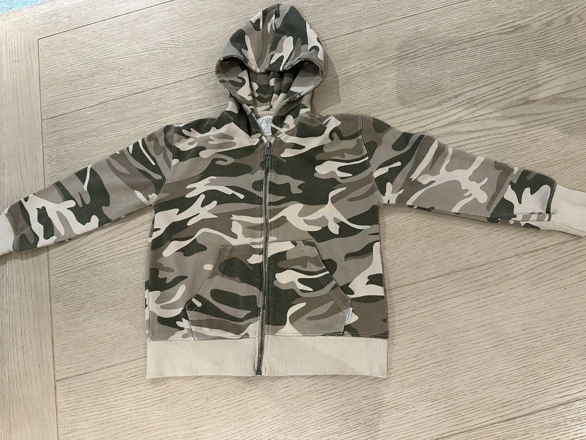 Zara camo cheap hoodie