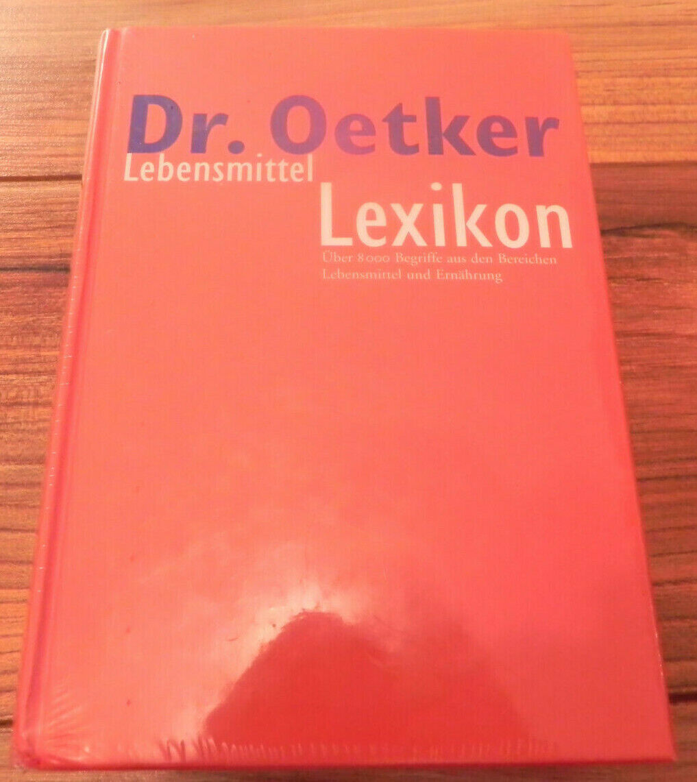 Dr. Oetker Lebensmittel Lexikon Neu & OVP - Dr. Oetker