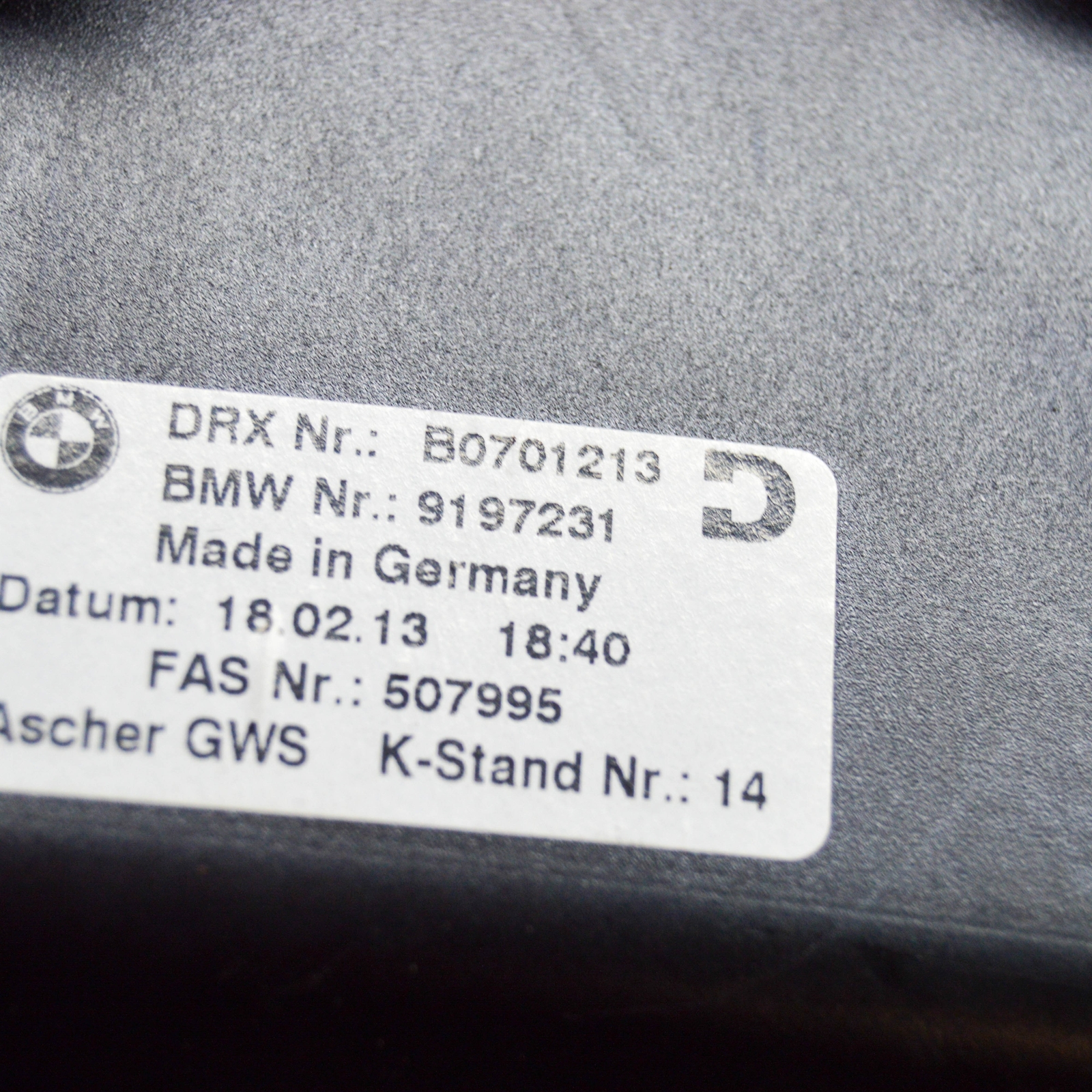 BMW 6 Coupe F13 640d Center Console Trim 9197231 9197229 9197340 