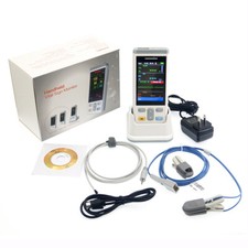 3.5 Inch Vet SPO2 Monitor Pulse Oximeter Animal Tongue Probe Veterinary