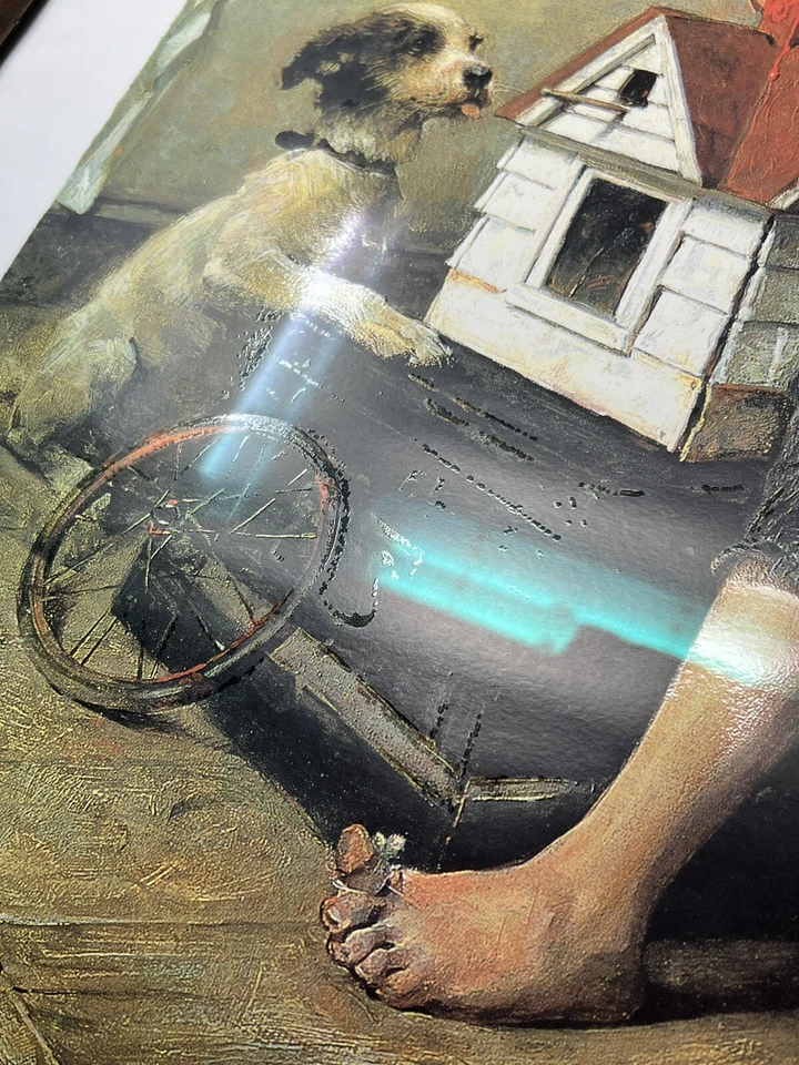 Norman Rockwell Pintura La Casa Pequeña Edición 2011 Estate Signature 74/85 Foto 4 de 4