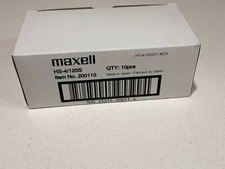 New Box of 10 Maxell HS-4/120S 4mm Data Cartridge 4.0 8.0 GB DDS2 Tape