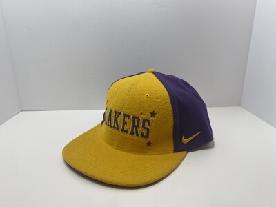 Vintage Nike NBA Los Angeles Lakers Wool Hat Cap Size Men's M